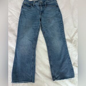 J. Crew Light Blue Denim Boot Crop Jeans